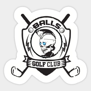 Balls Golf Club Logo Sticker